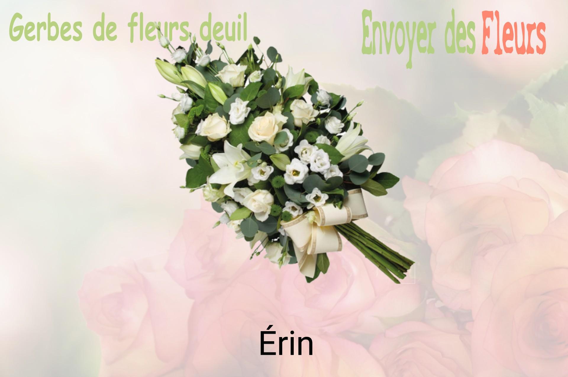 Gerbe de fleurs de deuil livrée à Érin